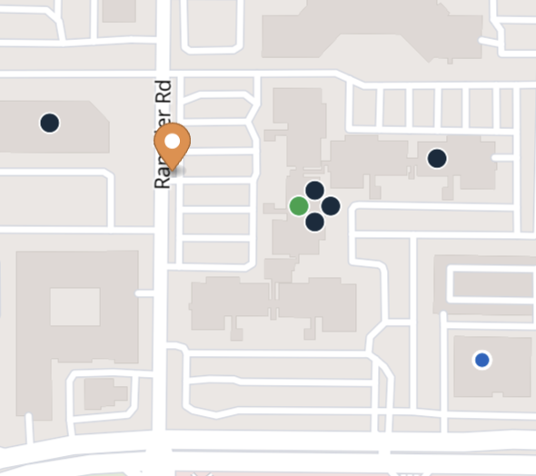 Provider points inside an active marker boundary.